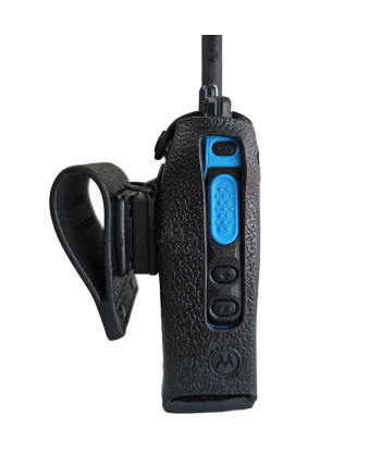 Mala de transporte em couro rígido para o MOTOTRBO R7Ex sem teclado